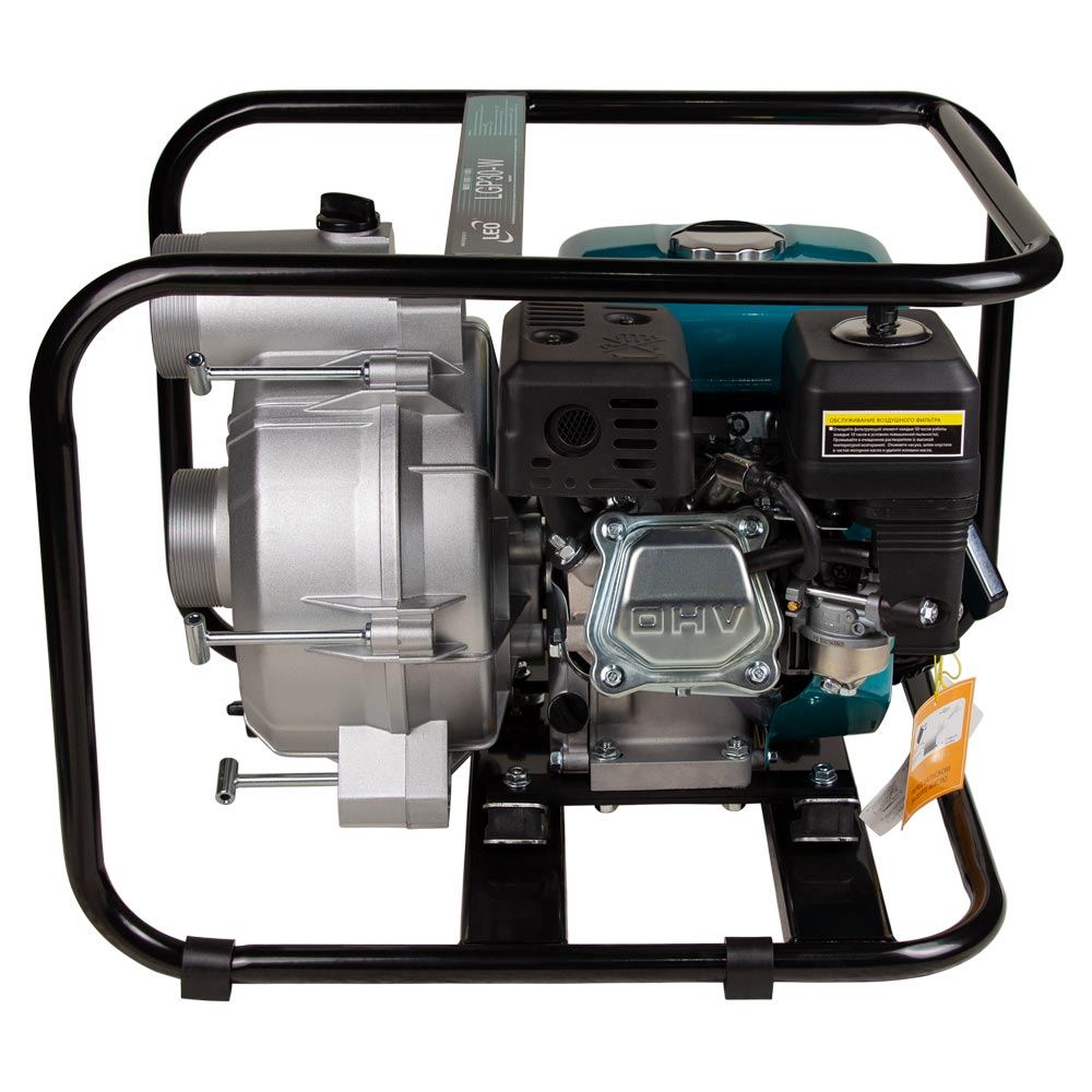 Мотопомпа Leo 6.5 к.с. Hmax 29м Qmax 60м³/ч (4-х тактний) для брудної води LGP30-W