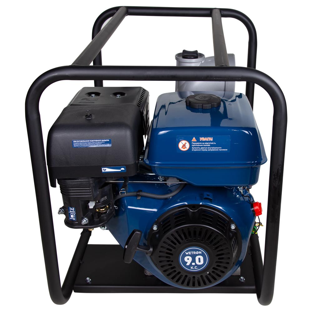 Мотопомпа Wetron 15 к.с. Hmax 30м Qmax 110м³/ч (4-х тактний) WM100CX