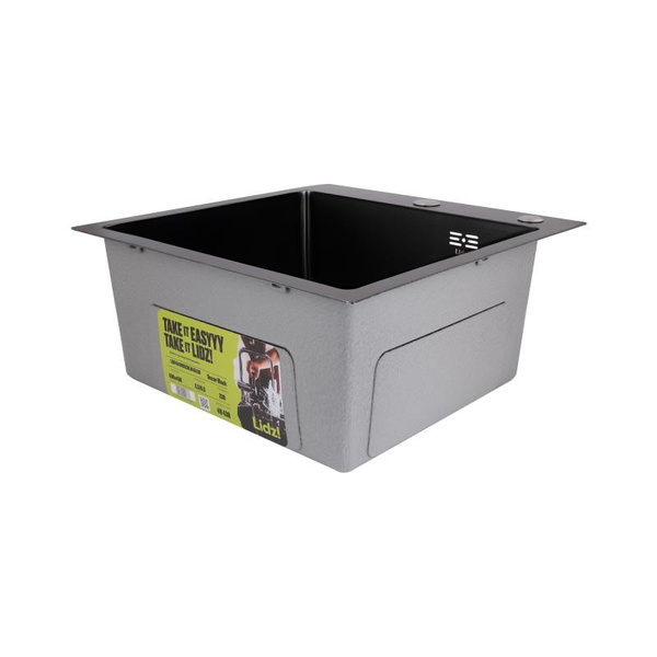 Мойка для кухни интегрированная Lidz Handmade H4545HB Decor Black PVD Honeycomb 2,5/0,5 мм (LDH4545HDECBLM49438)