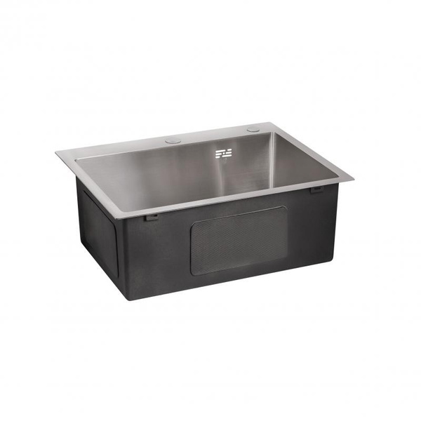 Мийка для кухні інтегрована Lidz Handmade H5045 Brushed Steel 3,0/1,0 мм (LDH5045BRU35383)