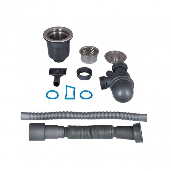 Мийка для кухні інтегрована Lidz Handmade H5050B Brushed Black PVD 3,0/1,0 мм (LDH5050BPVD43619)
