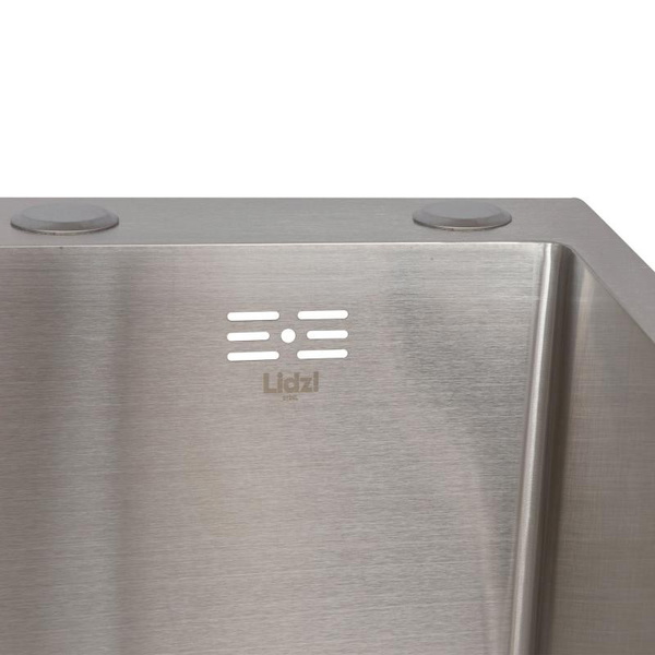 Мойка для кухни интегрированная Lidz Handmade H6350L крыло слева Brushed Steel 3,0/1,0 мм (LDH6350BRUL45588)