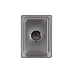Мойка для кухни интегрированная Lidz Handmade H6845 Brushed Steel 3,0/1,0 мм (LDH6845BRU49455)