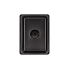 Мойка для кухни интегрированная Lidz Handmade H6845HB Decor Black PVD Honeycomb 3,0/1,0 мм (LDH6845HDECBLM49445)