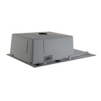 Мойка для кухни интегрированная Lidz Handmade Max 500 H7849R Brushed Steel, 3,0/1,0 мм, крыло справа, увеличенная чаша (LDH7849RBRU49464)