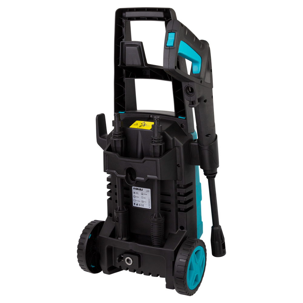 Мойка высокого давления Sigma 1700Вт max 130бар 6.7л/мин + турбонасадка