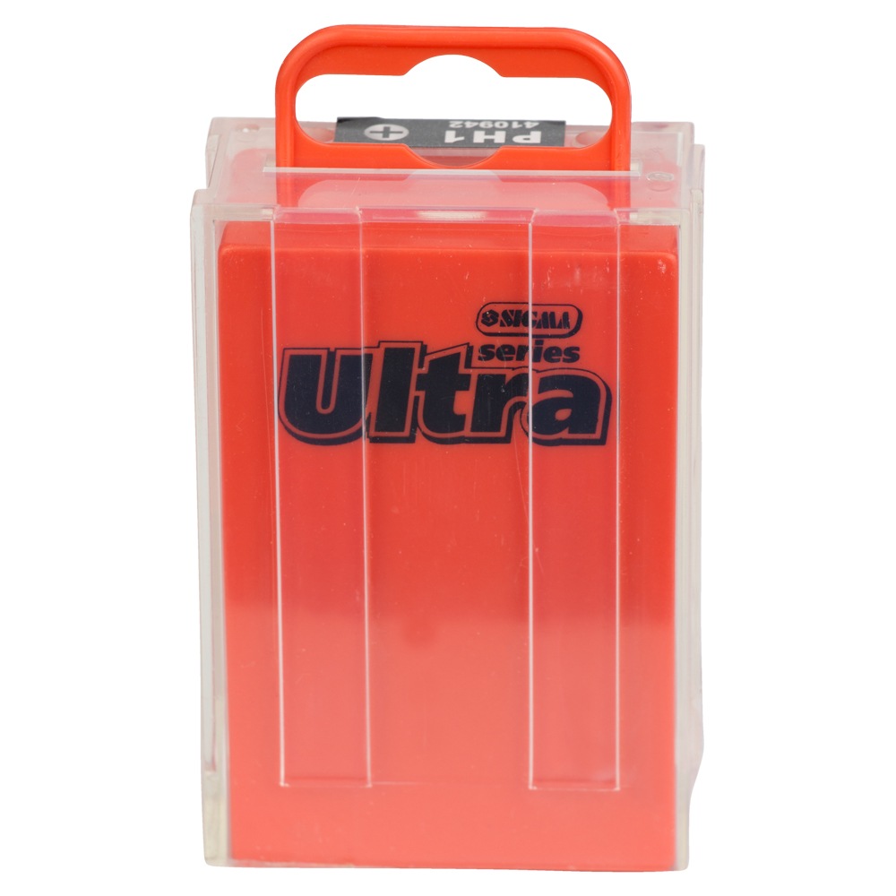 Набор бит Ultra S2 PН1 x 25 мм 1/4" 25 шт пластиковый кейс