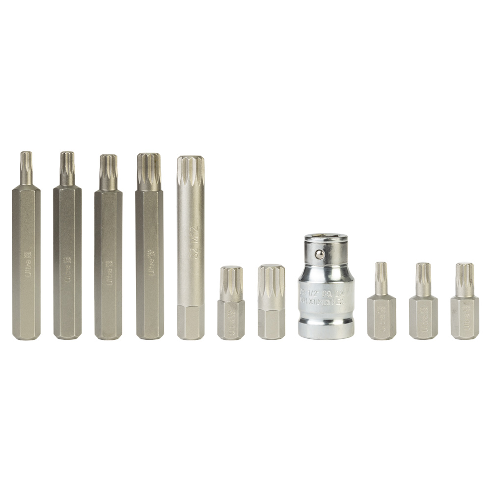 Набір біт Ultra Spline S2 10 мм 11 шт (металевий кейс)