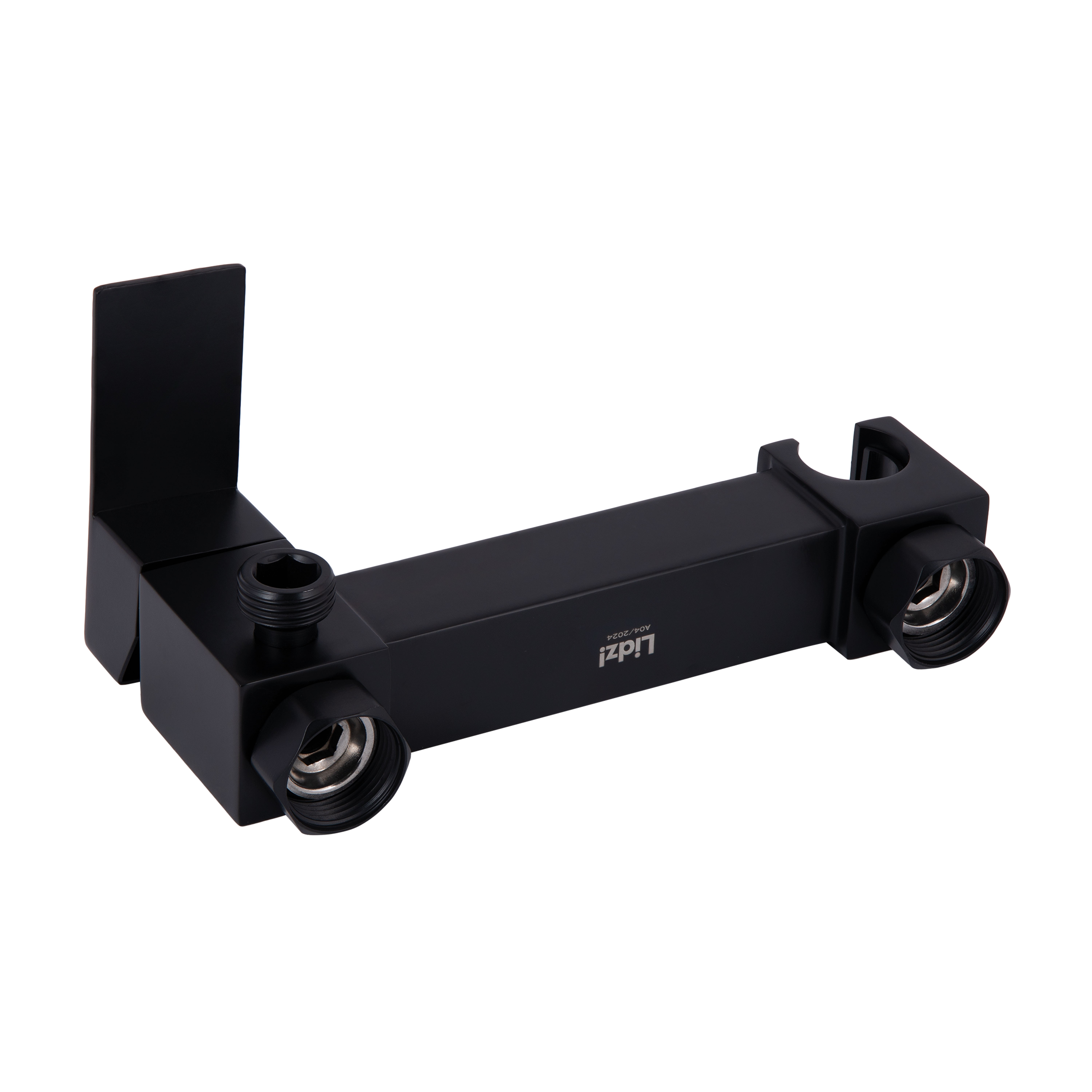 Набір для гігієнічного душу Lidz Kubis 110 Black прямокутний (LDKUB110BLA46104)