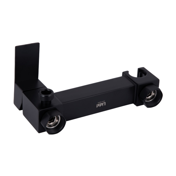 Набір для гігієнічного душу Lidz Kubis 110 Black прямокутний (LDKUB110BLA46104)