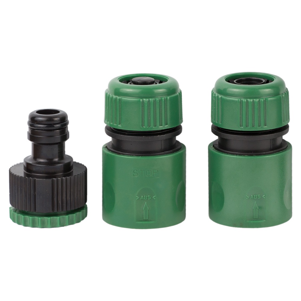 Набір для поливу Grad насадка-розпилювач 2 режими, 2 конектори 1/2″ + адаптер 1/2-3/4″ (ABS)