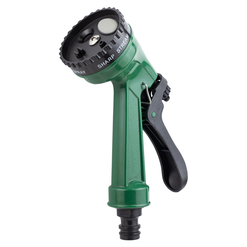 Набір для поливу Grad пістолет-розпилювач 4 режими, 2 конектори 1/2" + адаптер 1/2-3/4" (ABS)