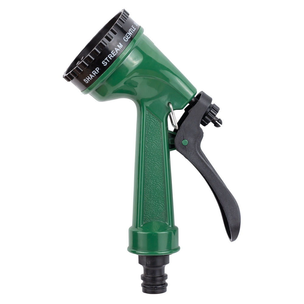 Набор для полива Grad пистолет-распылитель 4 режима, 2 коннектора 3/4″ + адаптер 1/2-3/4″ (ABS)