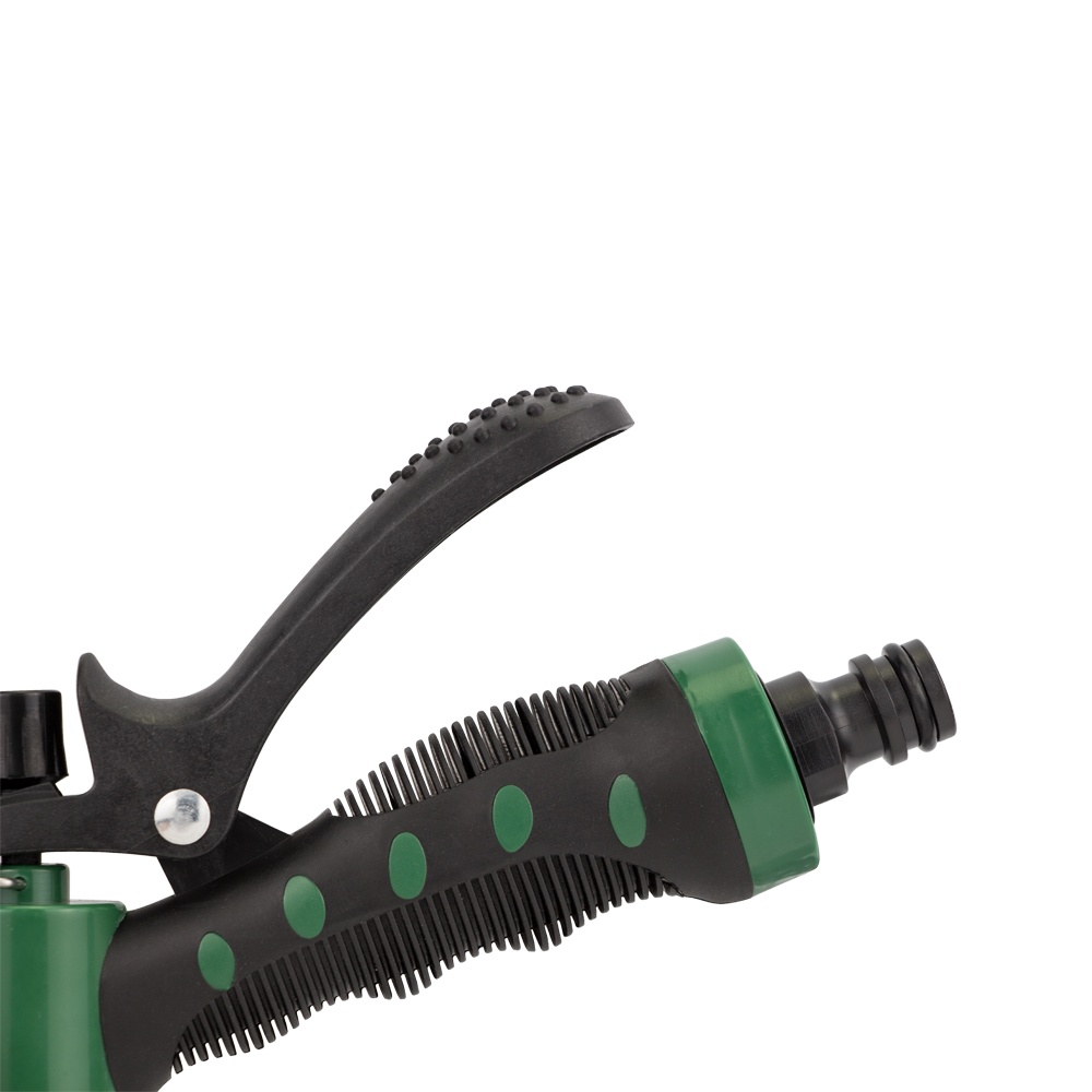 Набір для поливу Grad пістолет-розпилювач 7 режимів, 2 конектори 1/2" + адаптер 1/2-3/4" (ABS + TPR)