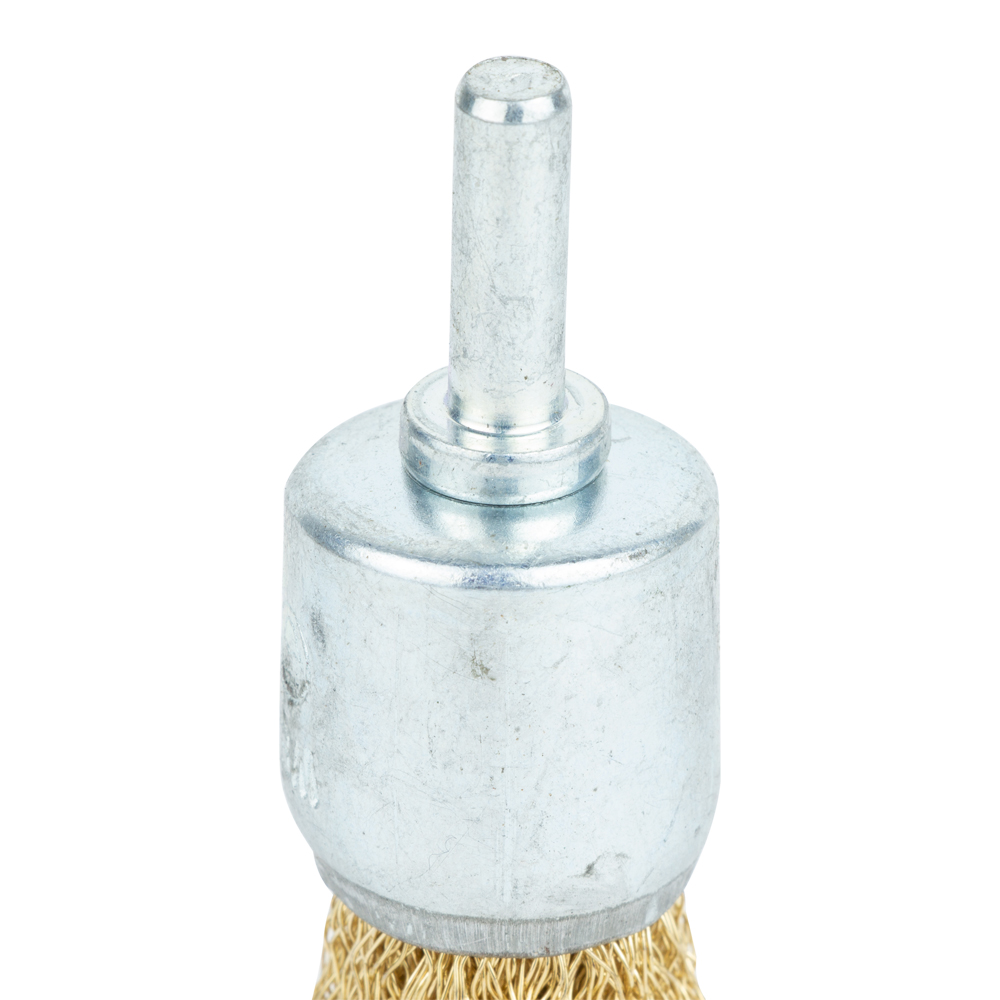 Набор проволочных щеток Grad 3 шт Ø25; 50; 50 мм хвостовик Ø6 мм (латунированные)