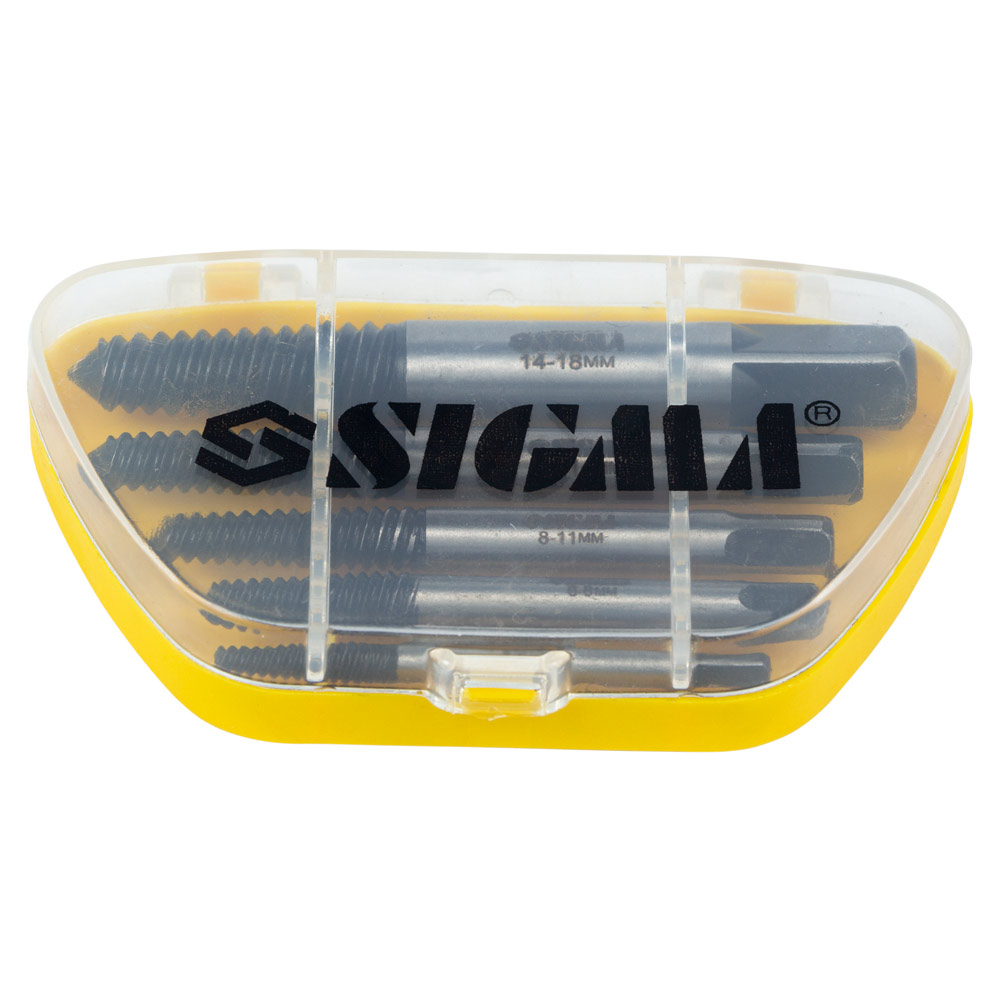 Набір екстракторів Sigma 5 шт Ø3-18 мм