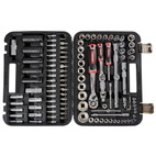 Набір головок торцевих Vitals Master 1/4″ та 1/2″, 111 предметів Impact + Superlock