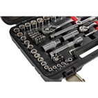 Набір головок торцевих Vitals Master 1/4″ та 1/2″, 73 предмети