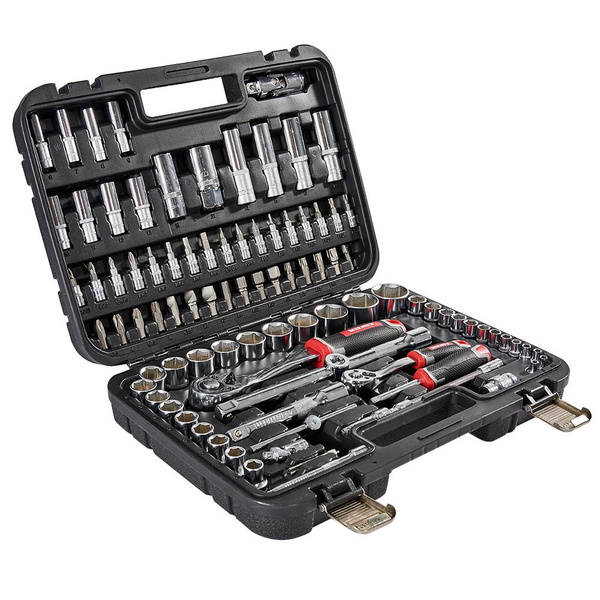 Набір головок торцевих Vitals Master 1/4″ та 1/2″, 94 предмети