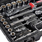 Набір головок торцевих Vitals Master 1/4″ та 1/2″, 94 предмети
