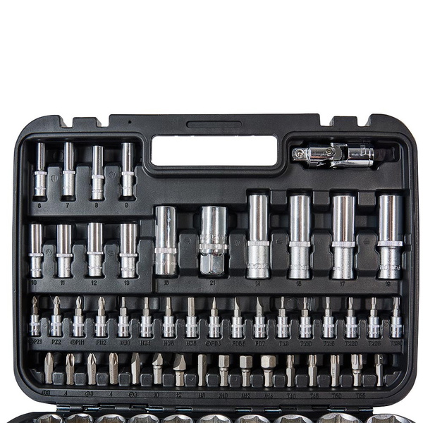 Набір головок торцевих Vitals Master 1/4″ та 1/2″, 94 предмети