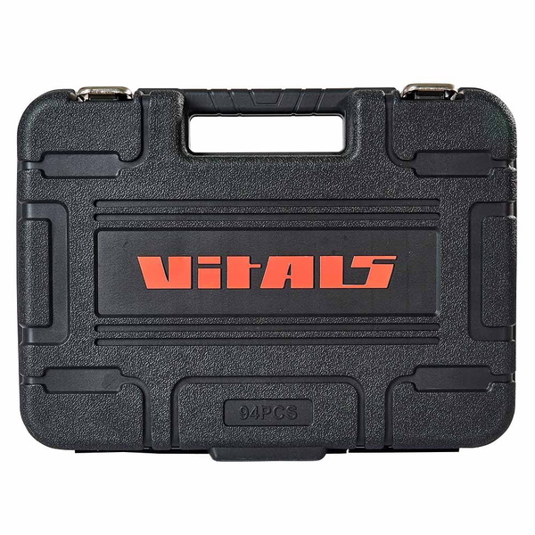 Набір головок торцевих Vitals Master 1/4″ та 1/2″, 94 предмети