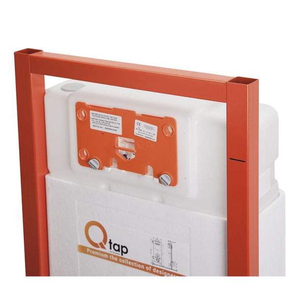 Набір інсталяція Qtap 4 в 1 Nest ST з круглою панеллю змиву (QT0133M425M11111SAT)