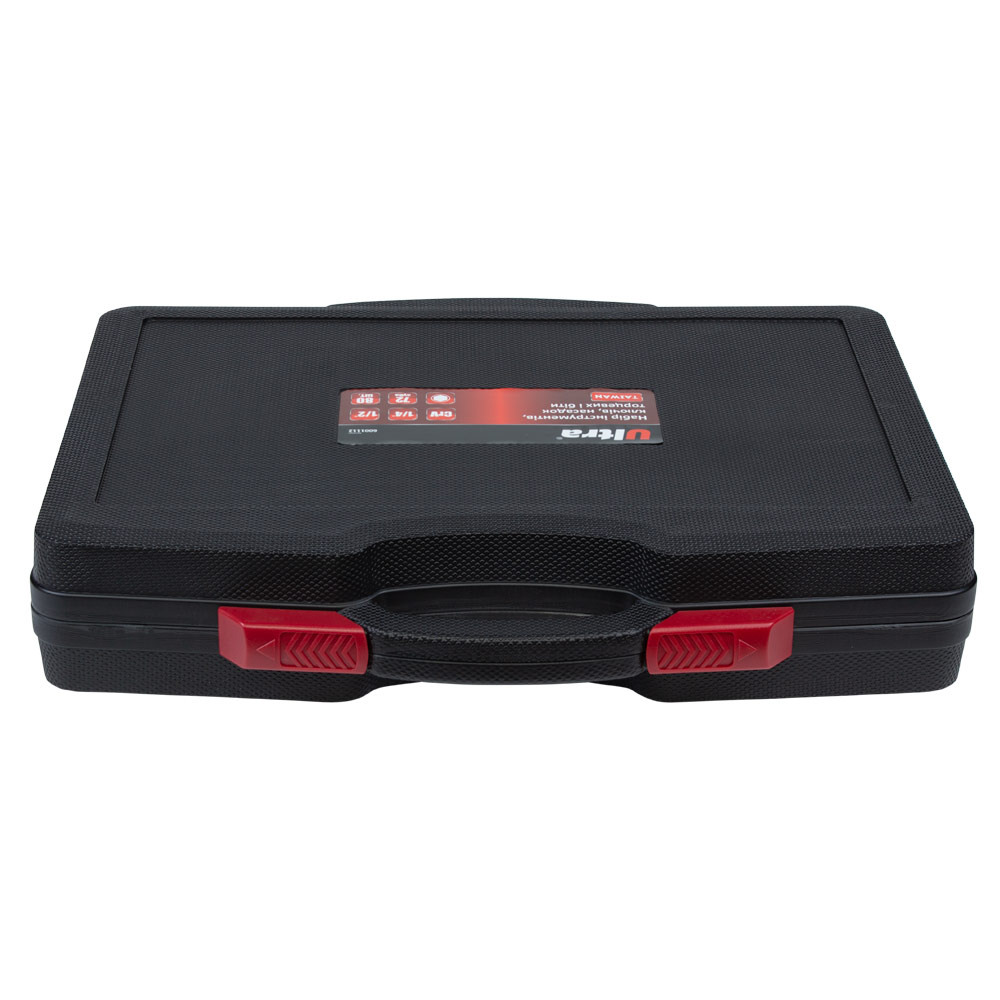 Набір інструментів, ключів, насадок торцевих і біти Ultra CrV 1/4", 1/2" 80 шт