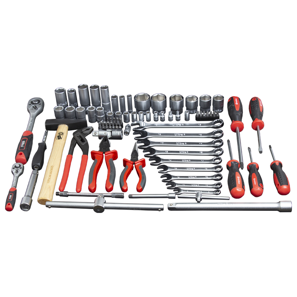 Набір інструментів, ключів, насадок торцевих і біти Ultra CrV 1/4", 1/2" 80 шт