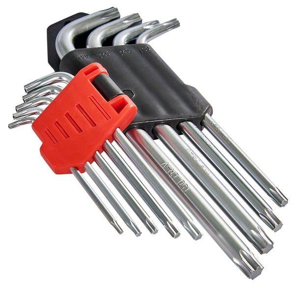 Набор ключей шестигранных Torx Vitals Master 9 шт. Т10–Т50