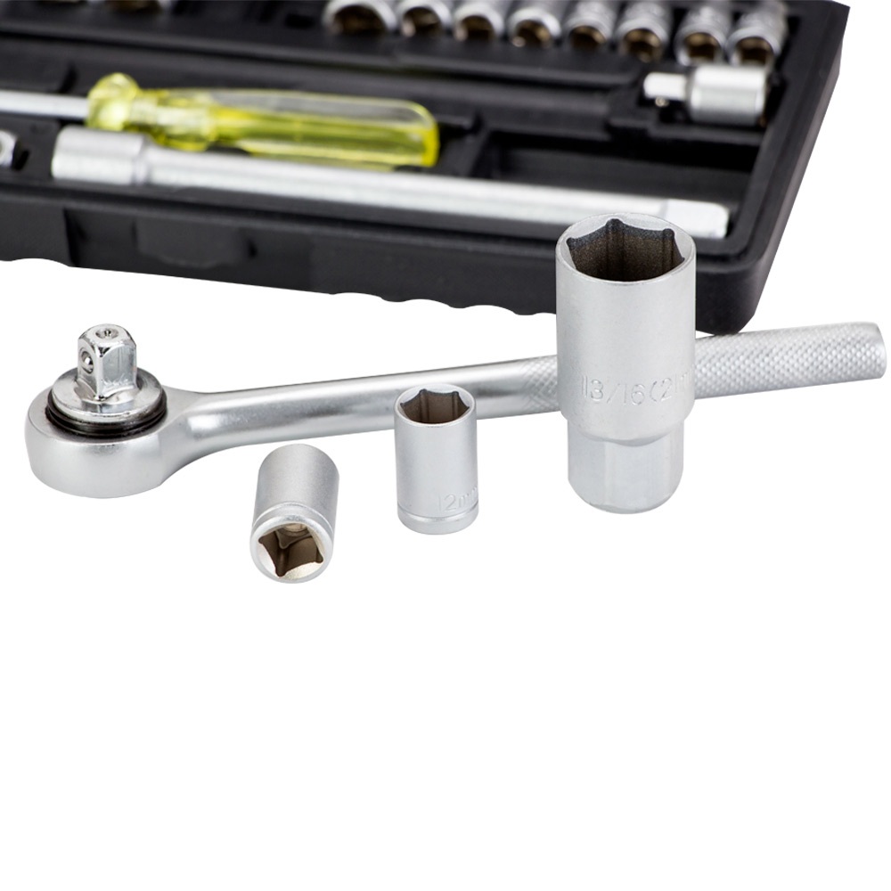 Набір насадок торцевих Grad 1/4", 3/8" в кейсі 20 шт