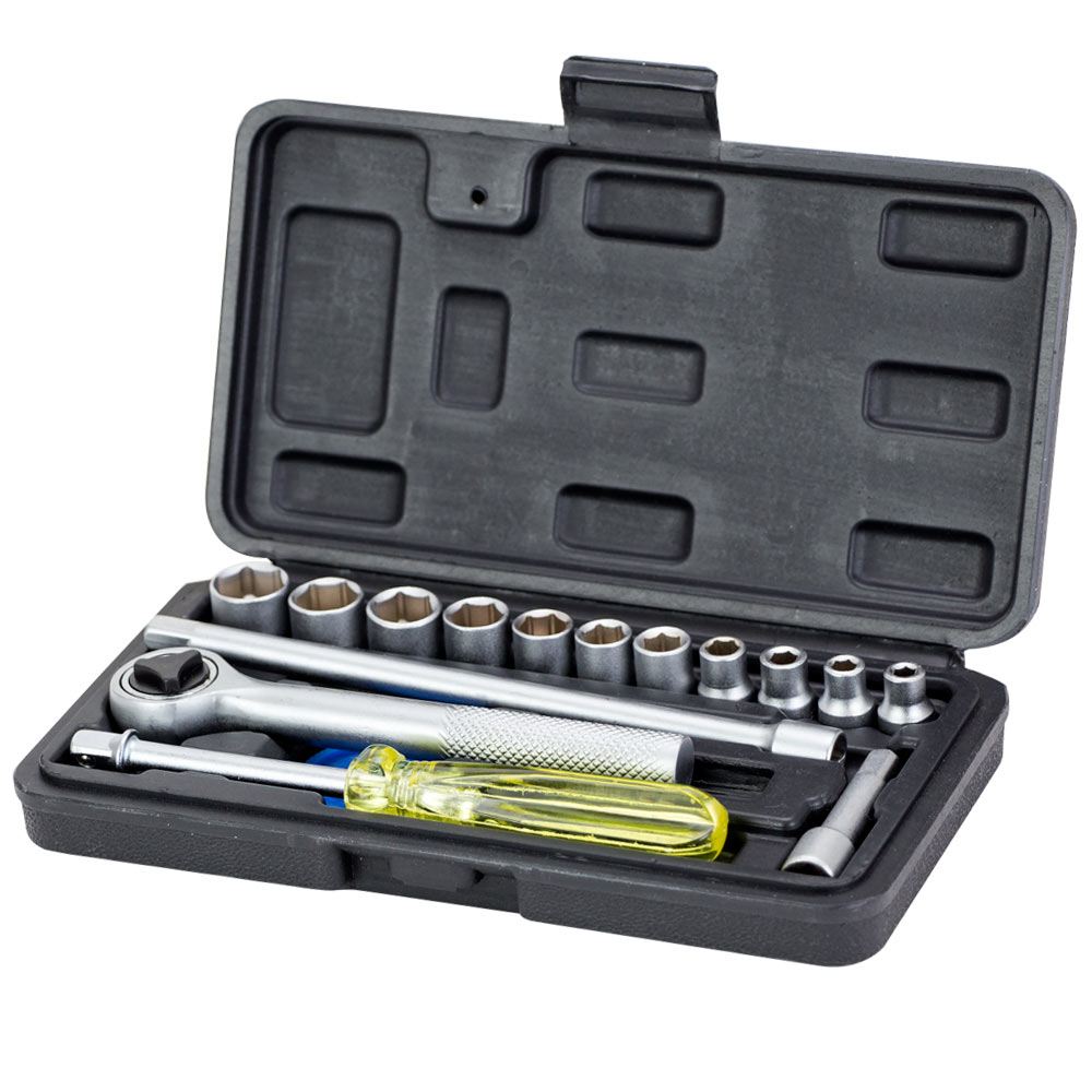 Набір насадок торцевих Grad 1/4" в кейсі 16 шт