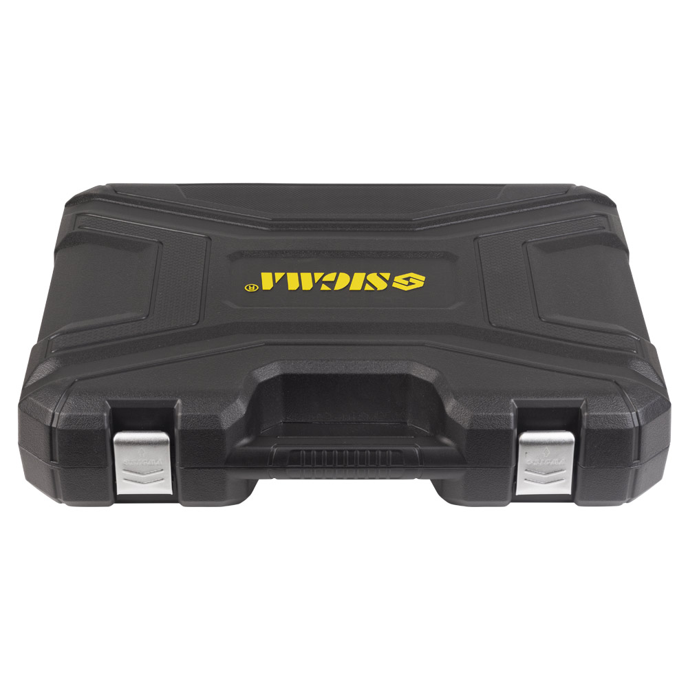 Набір насадок торцевих і біти, ключів, інструментів Sigma CrV 1/4", 3/8", 1/2" 128 шт