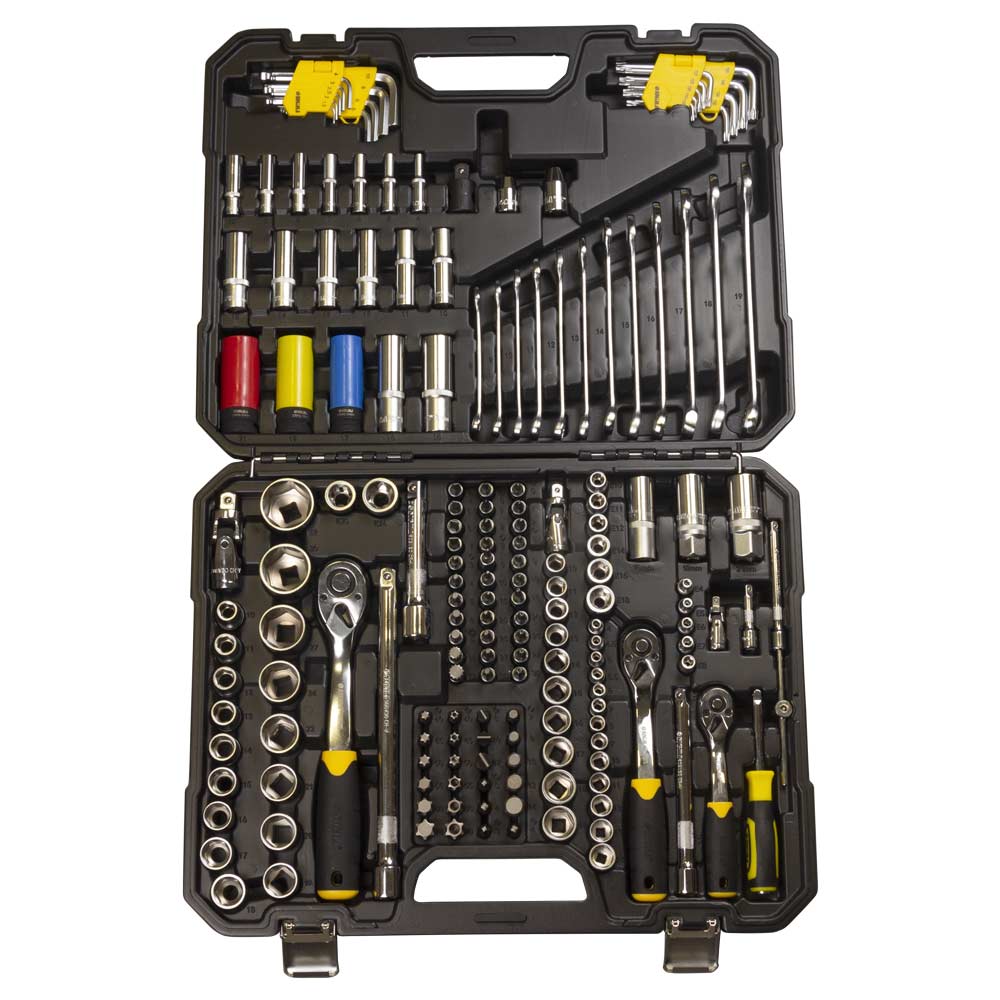 Набір насадок торцевих і біти Sigma CrV 1/4", 3/8", 1/2" 176 шт