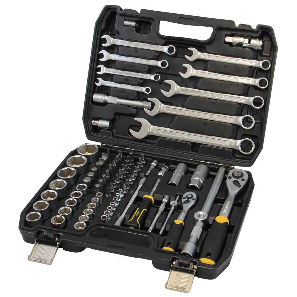 Набір насадок торцевих і біти Sigma CrV mid 1/4", 1/2" 82 шт