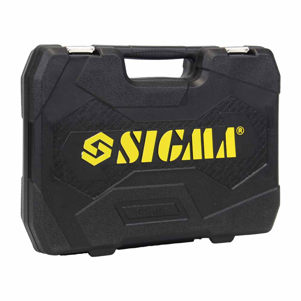 Набір насадок торцевих і біти Sigma CrV mid 1/4", 1/2" 82 шт
