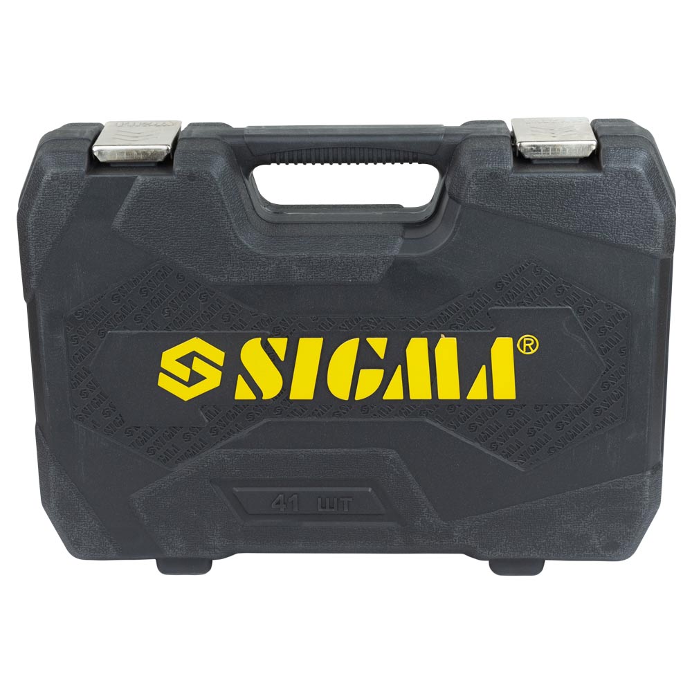 Набор головок торцевых и бит Sigma CrV mid 3/8" 39 шт