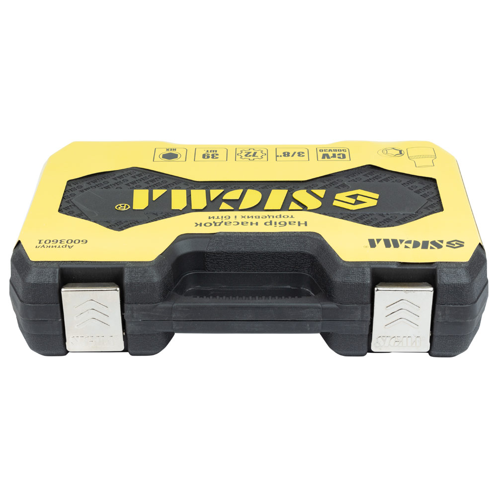 Набір насадок торцевих і біти Sigma CrV mid 3/8" 39 шт