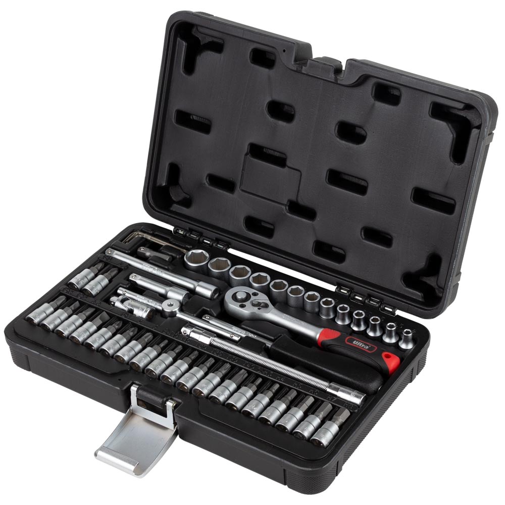 Набір насадок торцевих і біти Ultra CrV Taiwan 1/4" 46 шт