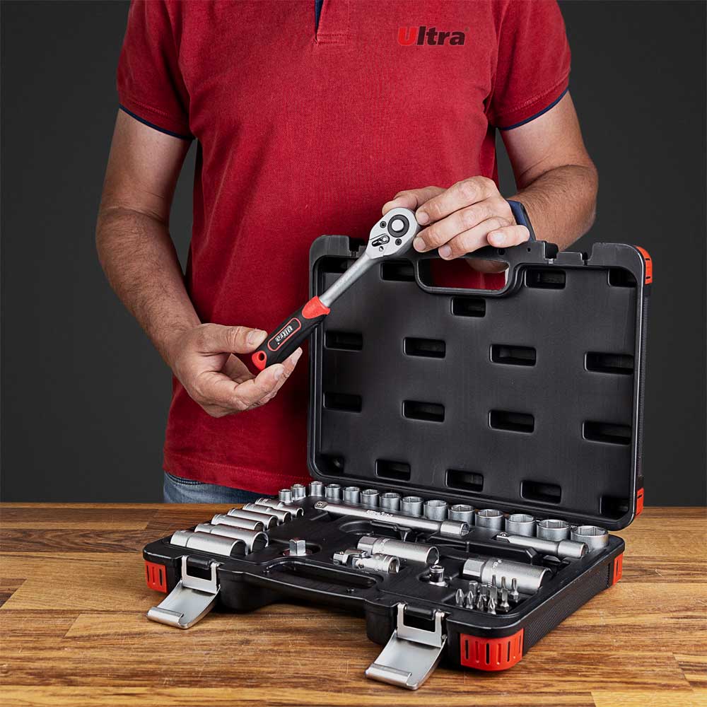 Набір насадок торцевих і біти Ultra CrV Taiwan 3/8" 39 шт