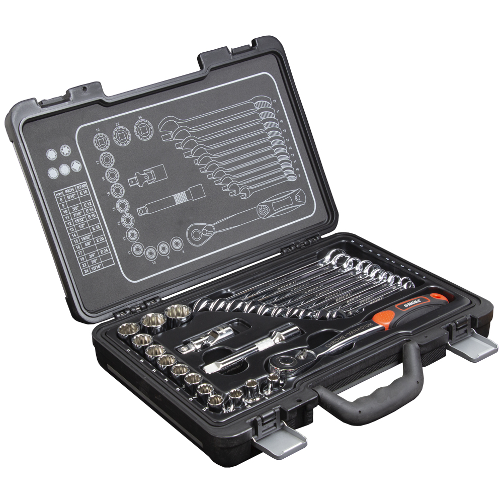 Набір насадок торцевих Ultra CrV Taiwan 1/2" + аксесуари 26 шт