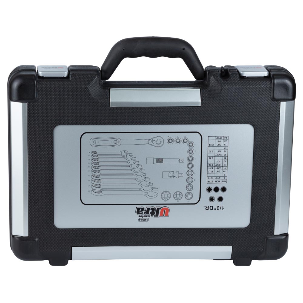 Набір насадок торцевих Ultra CrV Taiwan 1/2" + аксесуари 26 шт