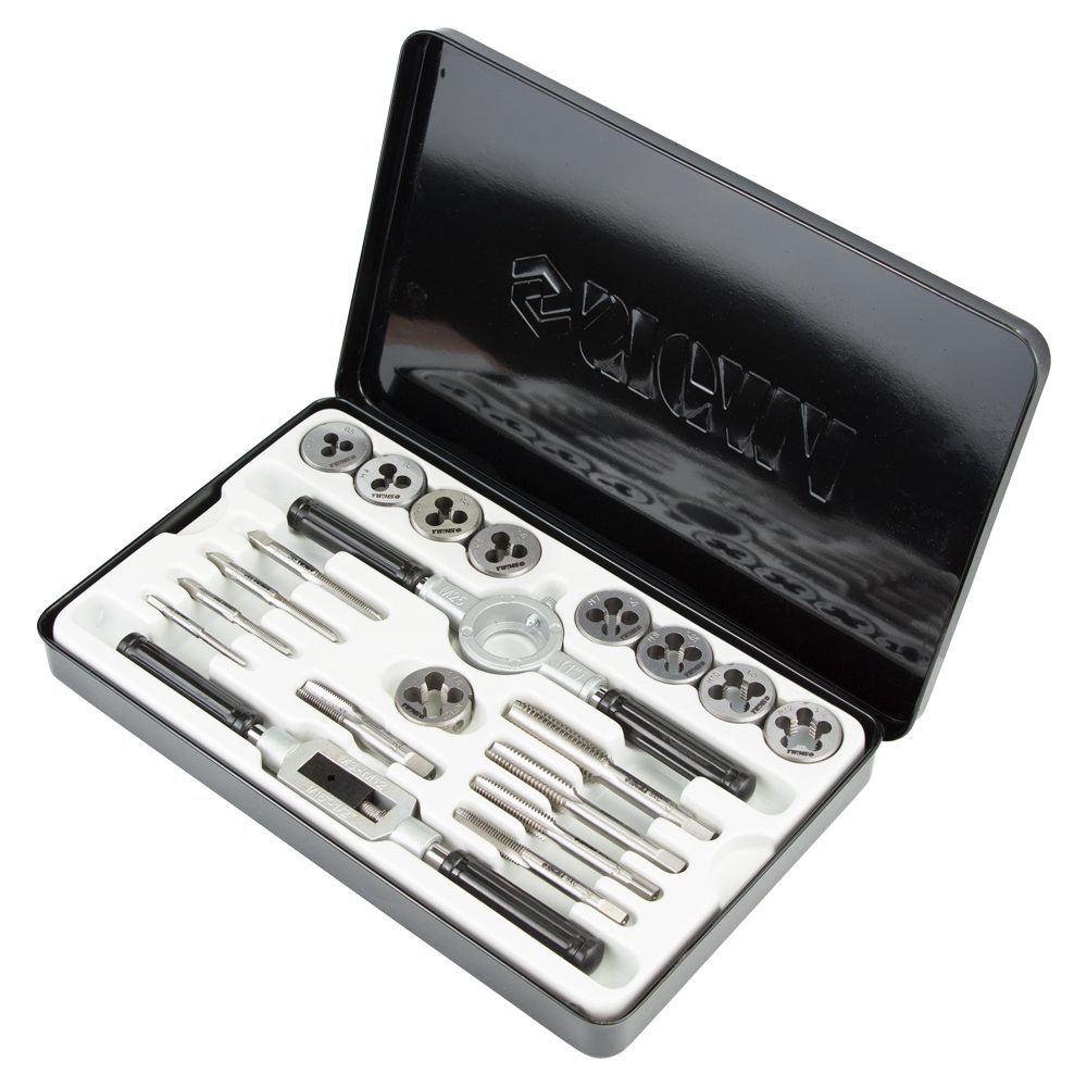 Набір плашок і мітчиків Sigma 20 предметів (металевий кейс)