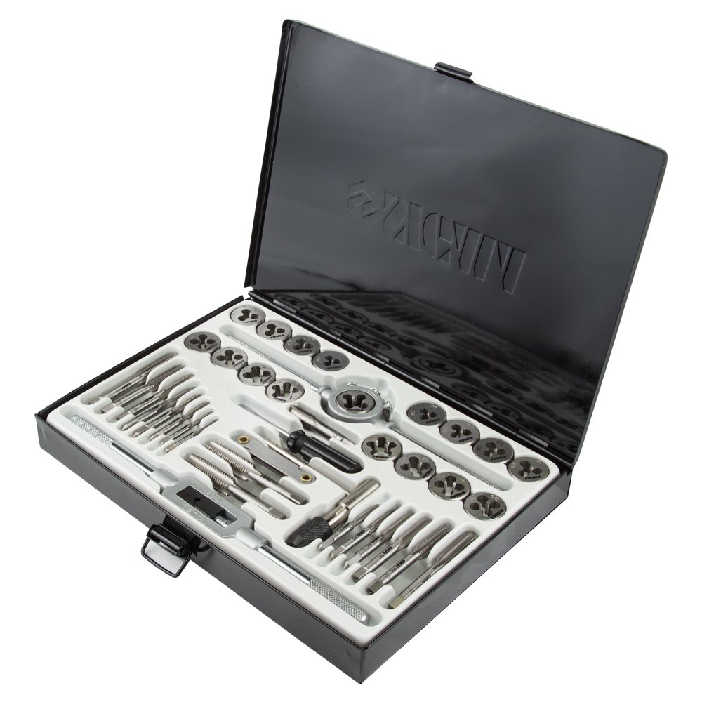 Набір плашок і мітчиків Sigma 40 предметів (металевий кейс)