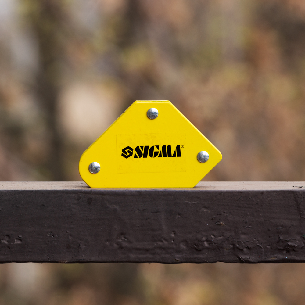 Набір тримачів магнітних Sigma міні 4 кг 52 х 20 х 40 х 16 х 38 мм (45,90,135°) 4 шт