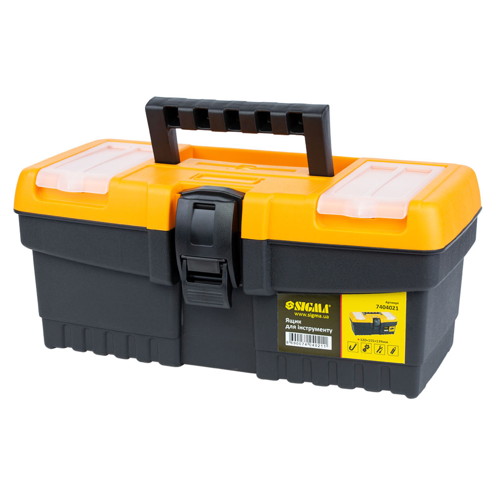 Набір ящиків для інструменту Sigma 4в1 320 x 155 x 139 мм, 413 x 212 x 186 мм, 486 x 267 x 242 мм, 564 x 310 x 310 мм