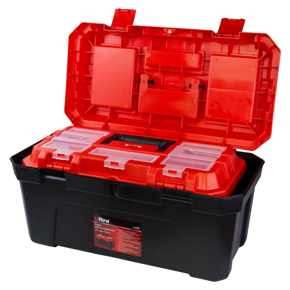 Набор ящиков для инструмента Ultra 4в1 305 x 150 x 100 мм, 410 x 230 x 205 мм, 507 x 254 x 259 мм, 572 x 300 x 295 мм