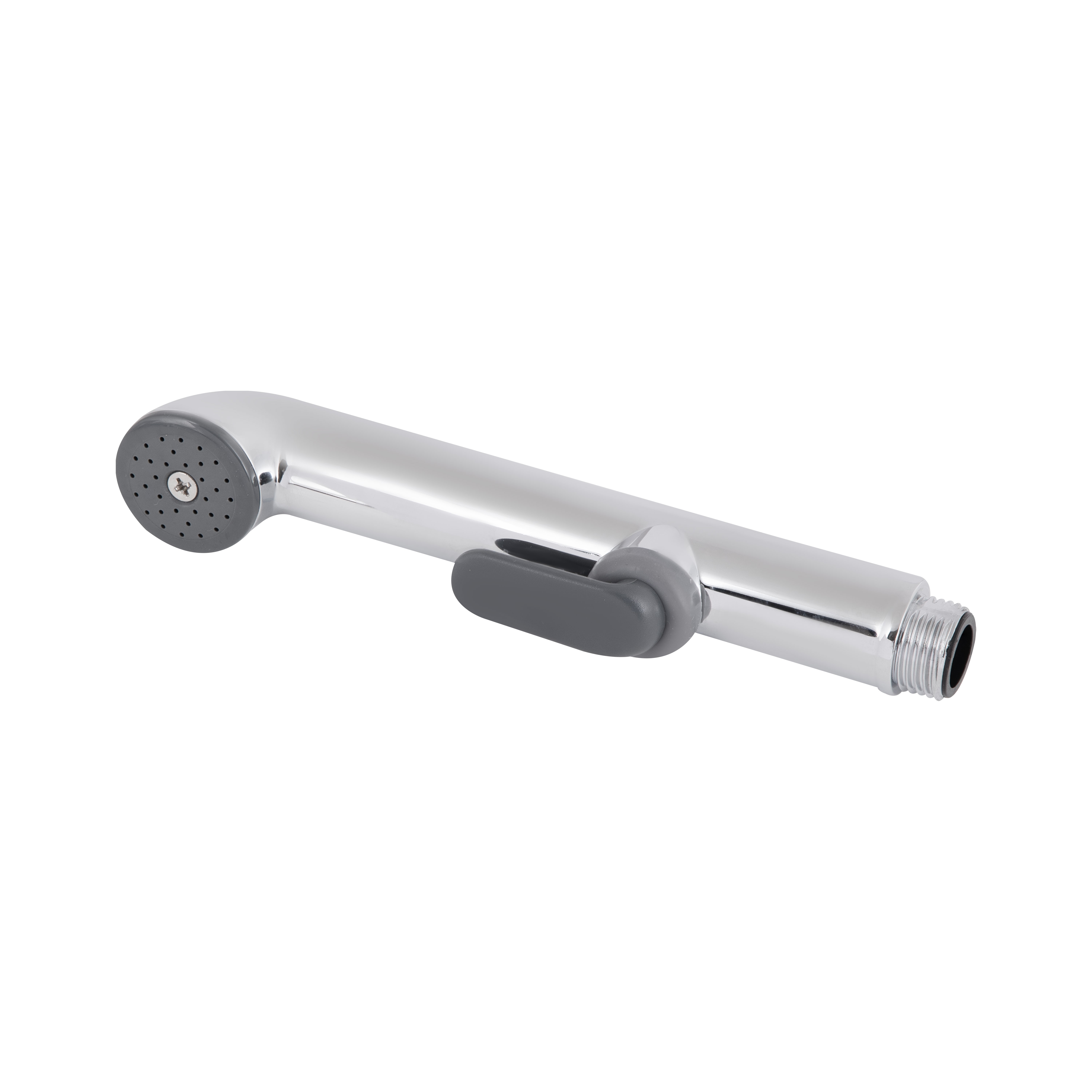 Набір для гігієнічного душу Qtap Inspai-Varius округлий Chrome/Grey (Set) (QTSETCRMA021)