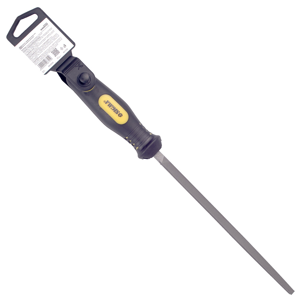 Напильник Sigma квадратный 200 мм №2 двухкомпонентная рукоятка