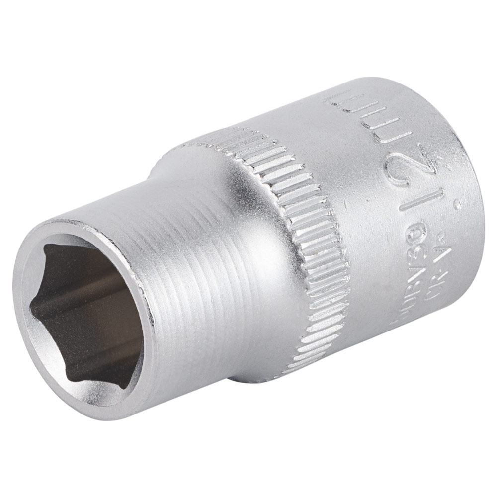 Насадка шестигранна Sigma CrV mid коротка 1/2" 12 мм